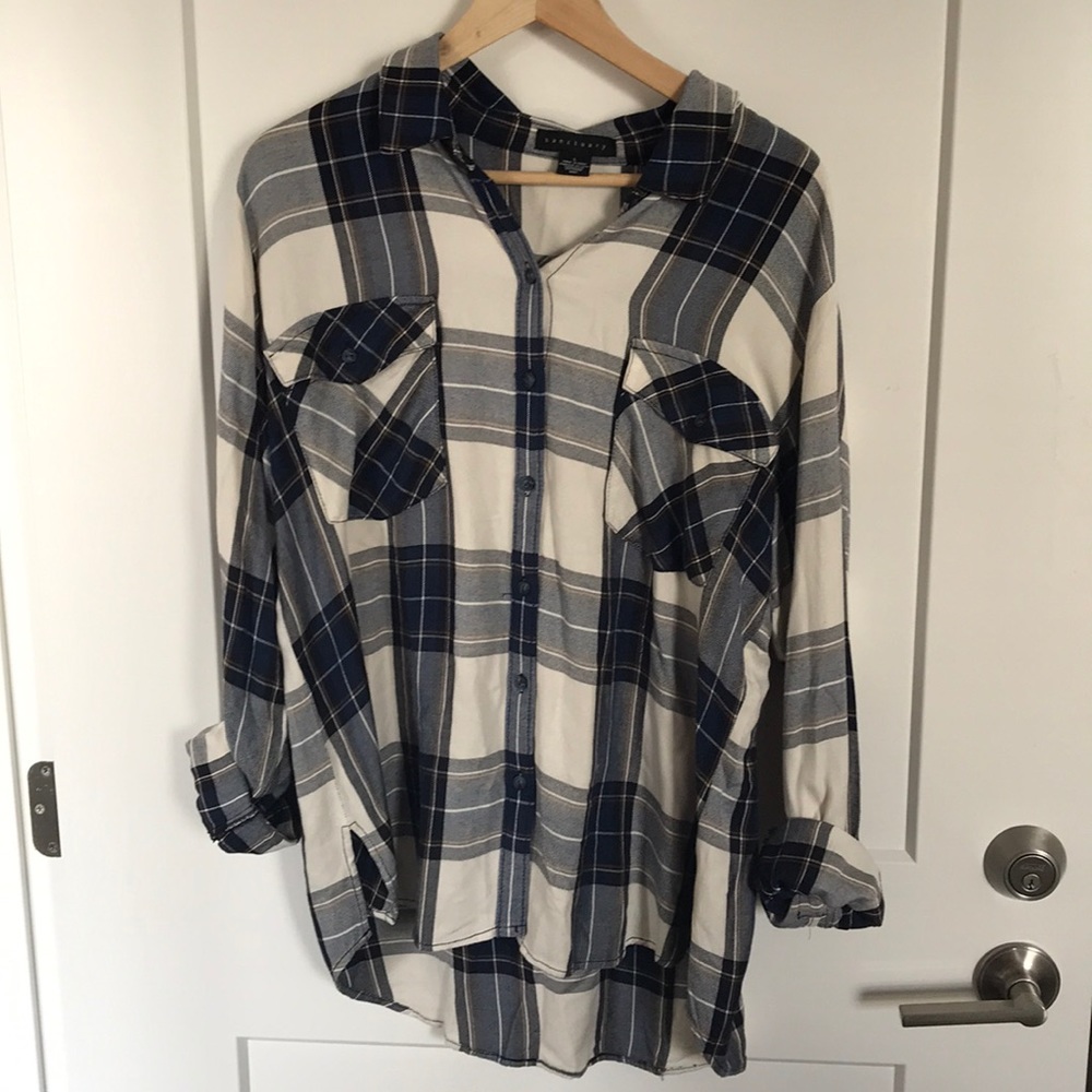 Sanctuary Plaid Buttondown